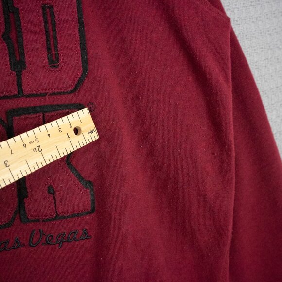 Hard Rock Cafe Las Vegas Patch Spellout Sweater - Picture 7 of 9